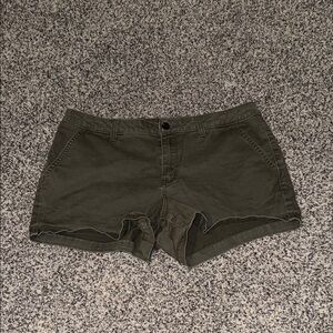 a.n.a Women's Olive Green Shorts
